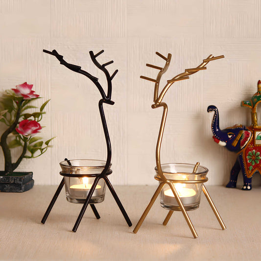 Elegant Reindeer Candle Holder™
